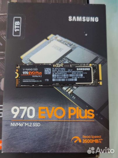 Samsung 970 EVO plus 1 тб ssd M.2