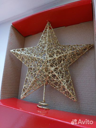 Новогодняя звезда на елку