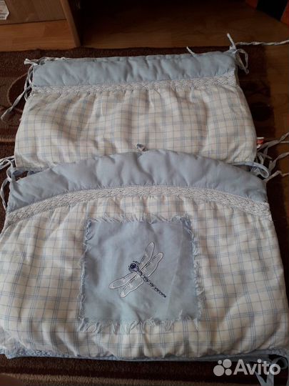 Бортики в детскую кроватку бу