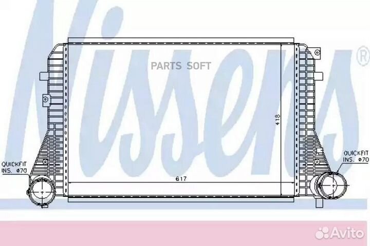 Интеркулер seat altea (2004) 2.0 TDI