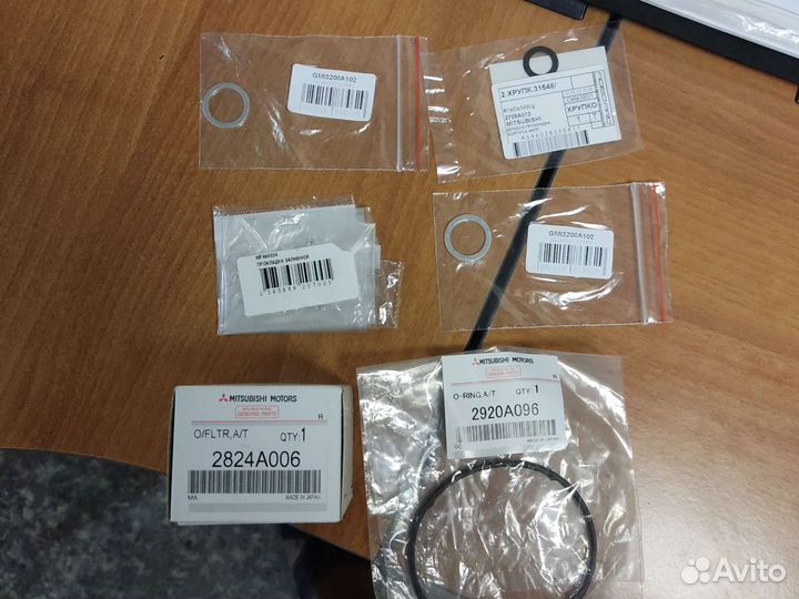 Фильтр вариатора, прокладка поддон