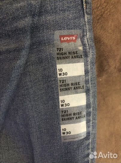 Новые джинсы женские Levi’s