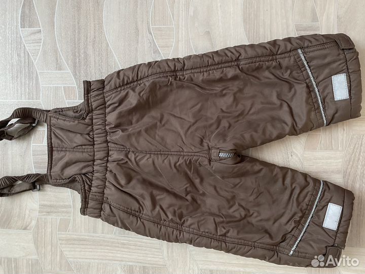 Полукомбинезон зимний детский 80