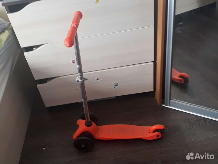 Самокат детский трехколесный бу