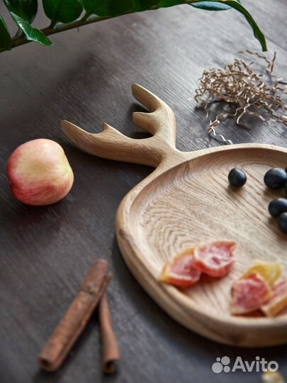 Доска сервировочная с рожками