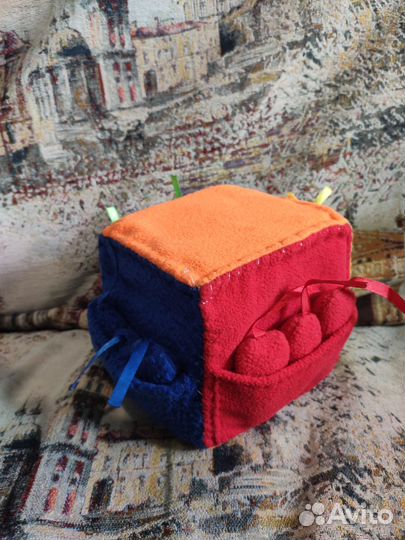 Развивающий кубик мягкий