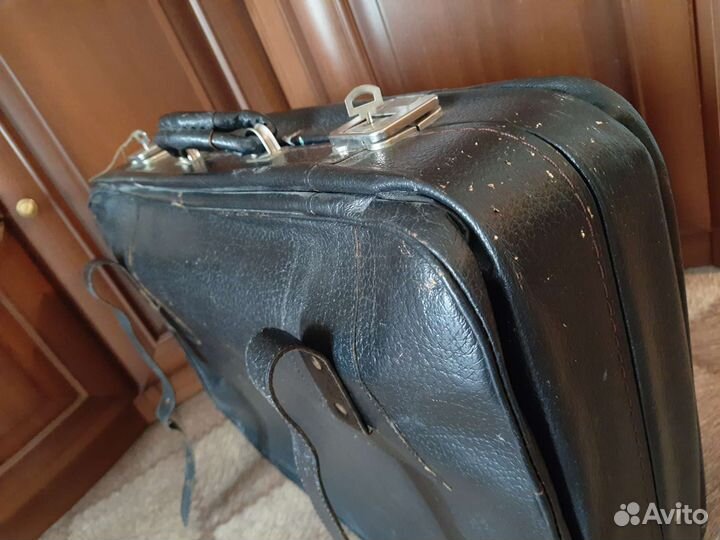 Кожаный чемодан СССР