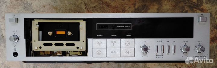 Дека кассетная Яуза мп - 221 - 1С под пломбами