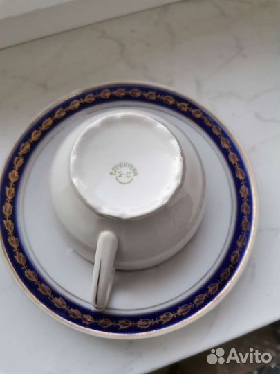 Чайная пара фарфор СССР