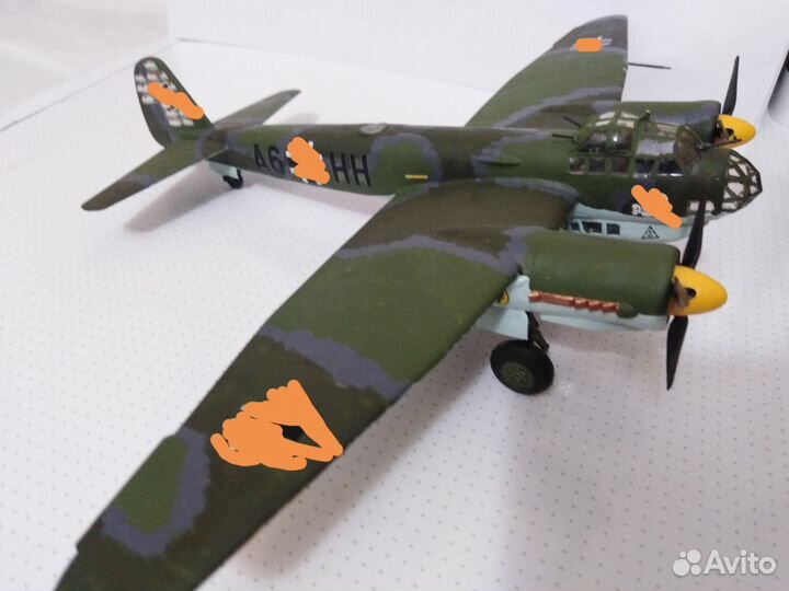 Модель самолёта Юнкерс Ju 88, 1:72
