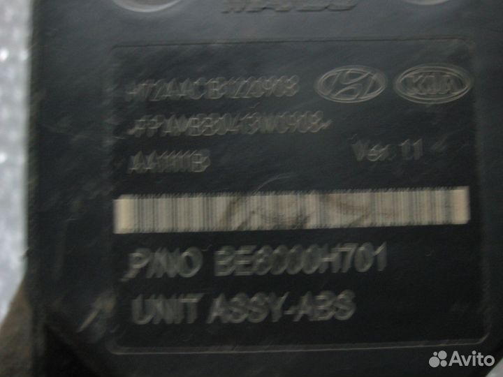 Блок ABS абс Hyundai Solaris Kia Rio3