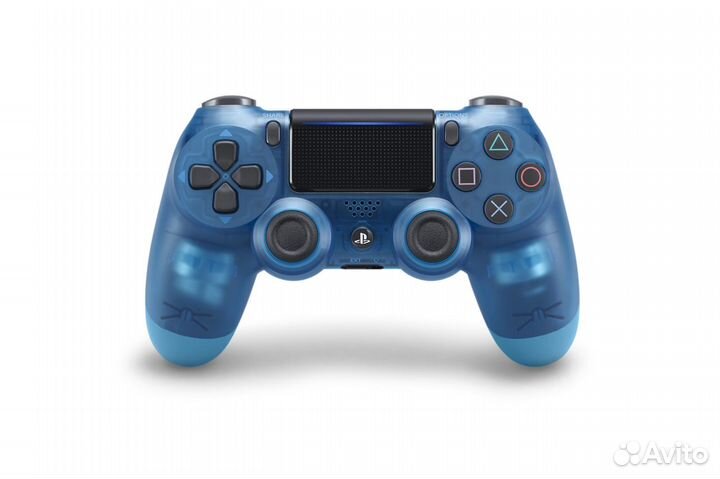 Новый джойстик PS4 Ver.2 Crystal Blue