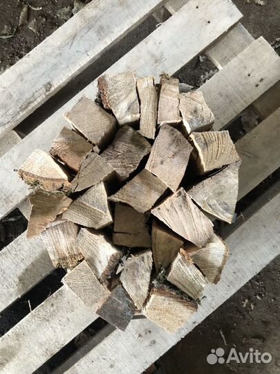 Дрова колотые вязанке