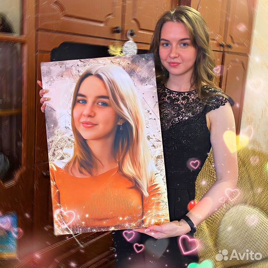 Портрет на холсте по фотографии