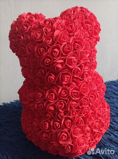 Мишка из роз 40 см