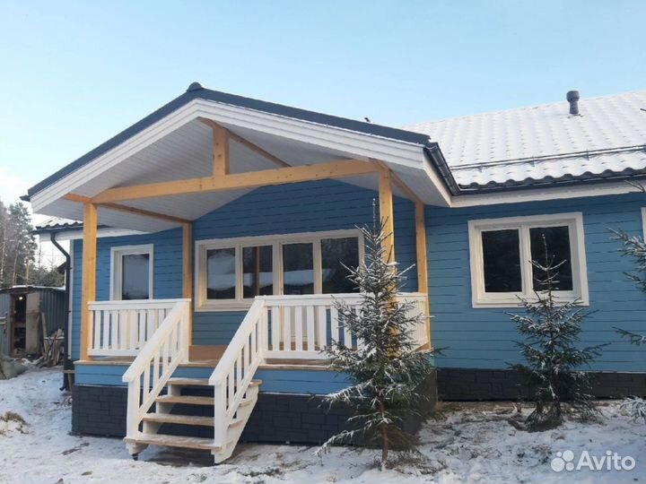 Каркасный дом 108 м², 9х12. Есть ипотека