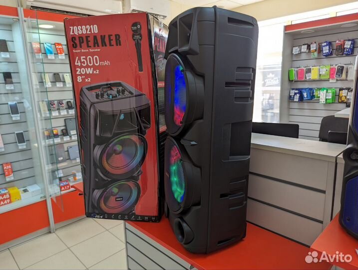 Bluetooth Колонка Speaker ZQS8210 Black