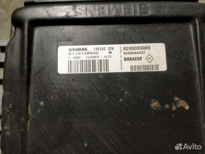 Блок управления двигателем Renault Clio 2