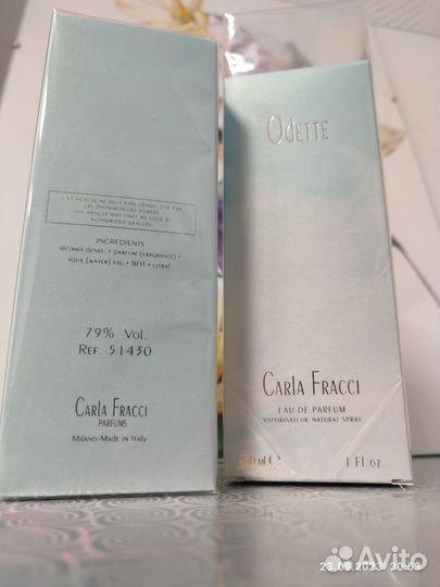 Парфюм оригинал carla fracci Odette 30 мл