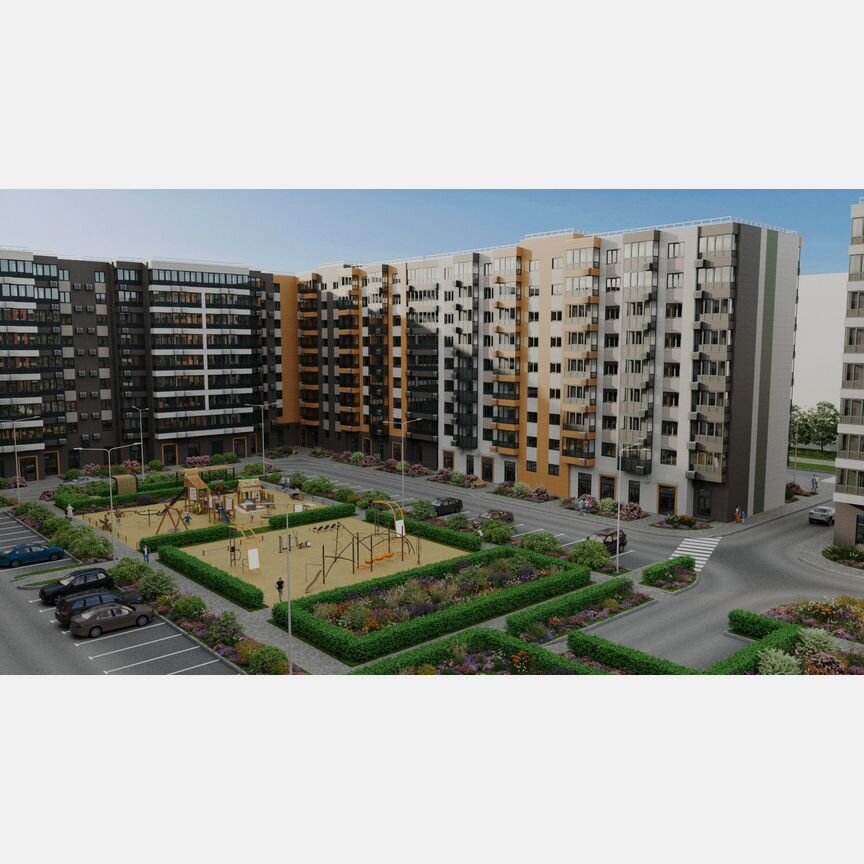 2-к. квартира, 61,9 м², 2/9 эт.