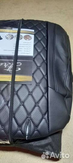 Чехлы Мицубиси Ланцер 10 чёрный Франт