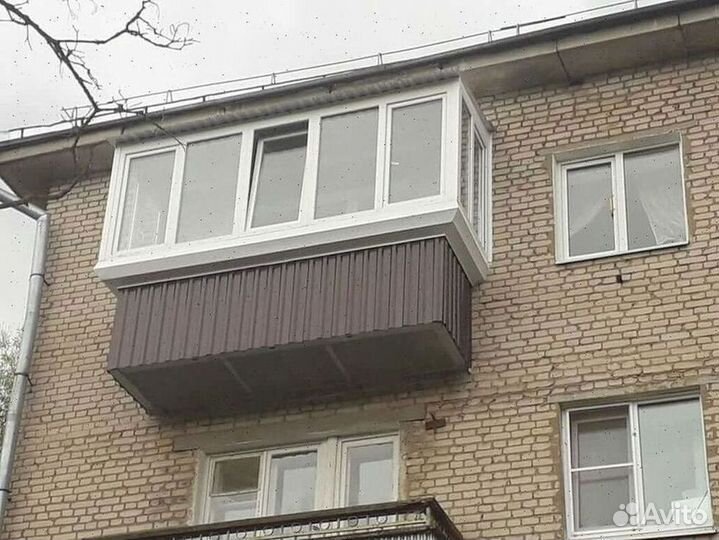 Остекление балконов от завода