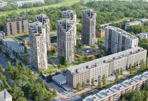 1-к. квартира, 43,2 м², 7/23 эт.