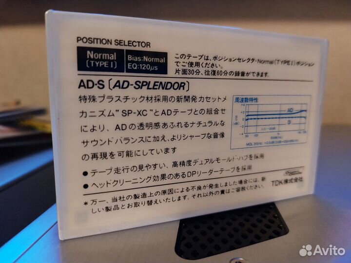 Кассета TDK AD-S 60