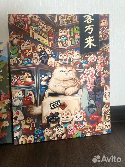 Готовые картины по номерам