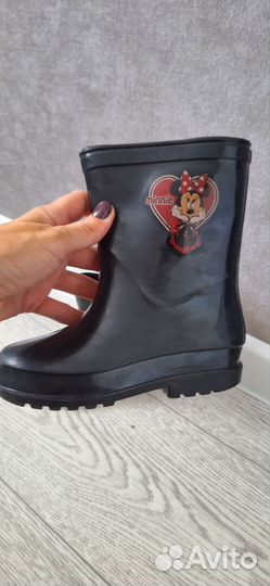 Сапоги резиновые на девочку. Р.28