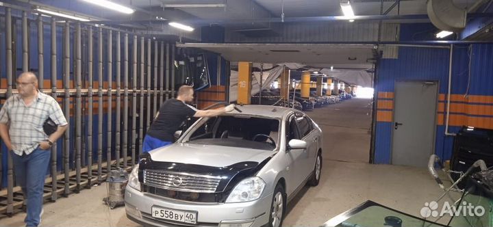 Лобовое стекло на Ниссан Теана 32