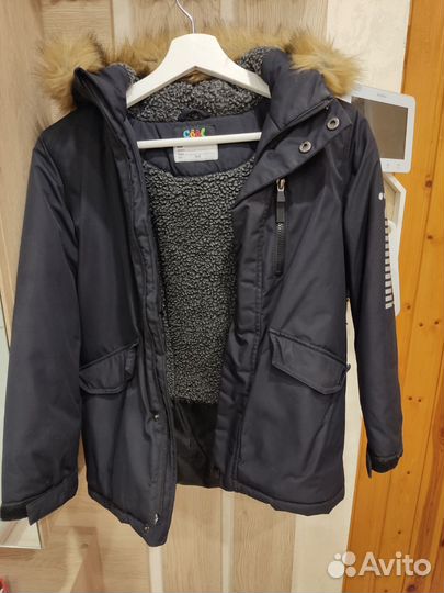 Парка для мальчика 140 зима