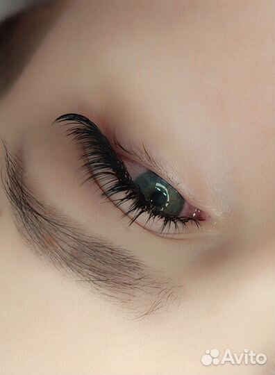 Наращивание ресниц,оформление/ламинирование бровей