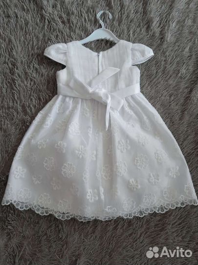 Платье для девочки. Снежинка. 92 98