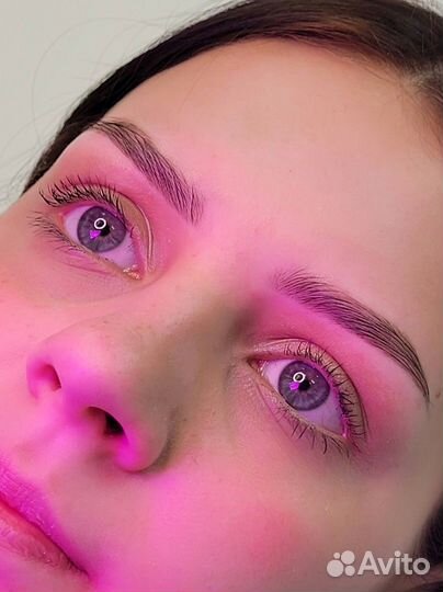 Брови м/ж архитектура. Ламинирование ресниц/бровей