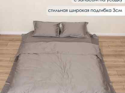 Простыня на резинке 10pm, Сатин, 160х200см, Москва