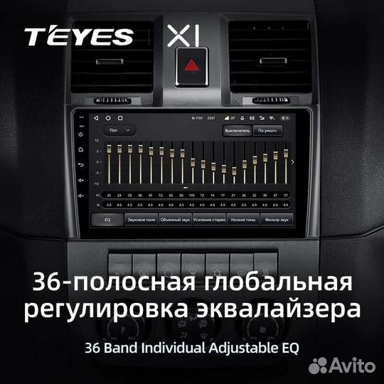 Штатная магнитола Teyes X1 4G 8 ядер UAZ Patriot