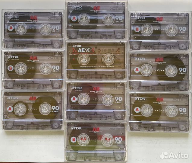 Аудиокассеты TDK D 90 и TDK AE 90