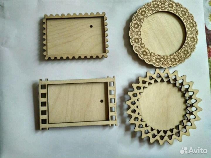 Деревянные заготовки для магнитов