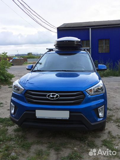 Автобокс MaxBox PRO 460 (средний) черный на Creta