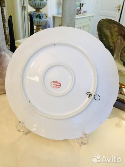 Красивые деко тарелки фарфор Paris Limoges антик