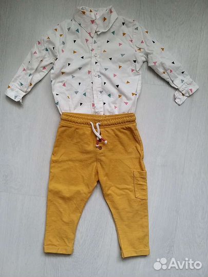 Рубашка и брюки на 1 год
