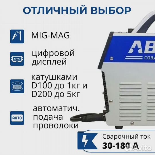 Сварочный аппарат Аврора Динамика 1800