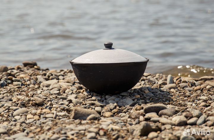 Казан узбекский чугунный 8 литров