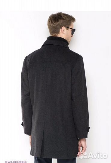 Шерстяное пальто мужское 50 размер