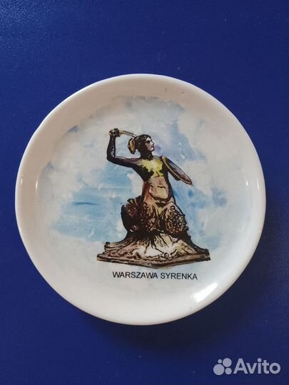 Тарелка настенная декоративная фарфор Польша