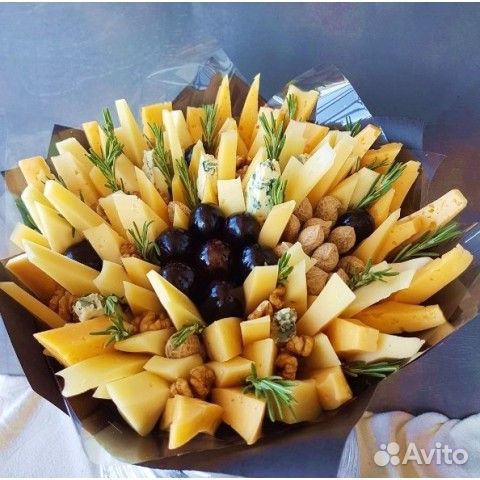 Букеты из сыров
