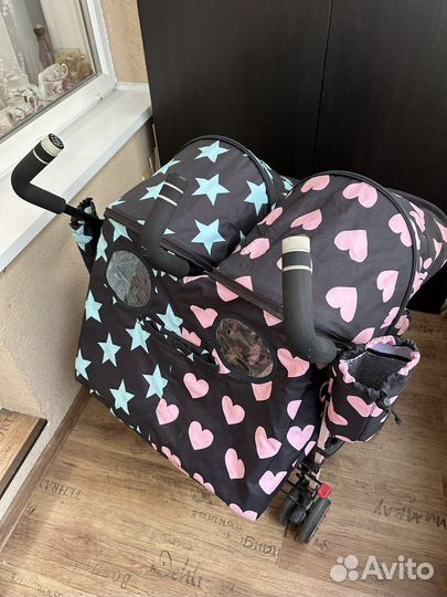 Коляска для двойни Cosatto Supa Dupa Sis and Bro