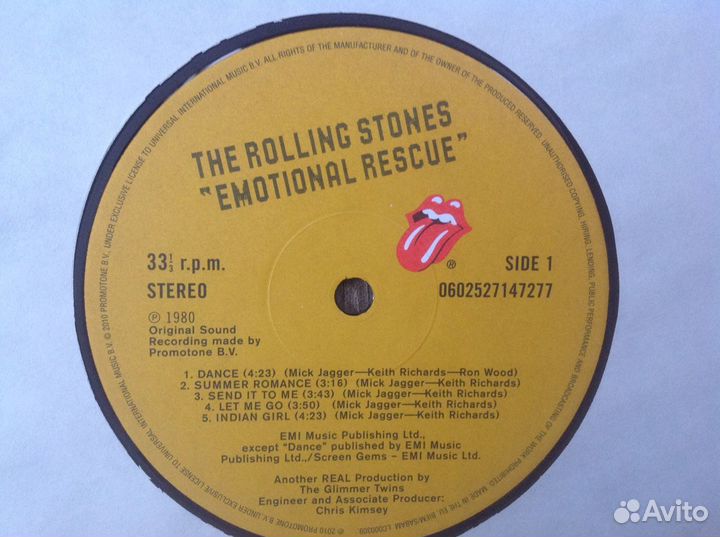 Rolling Stones - Emotional Resque, LP 180 g
