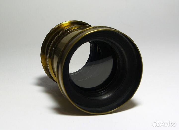 Антикварный портретный объектив 19 века.18х24